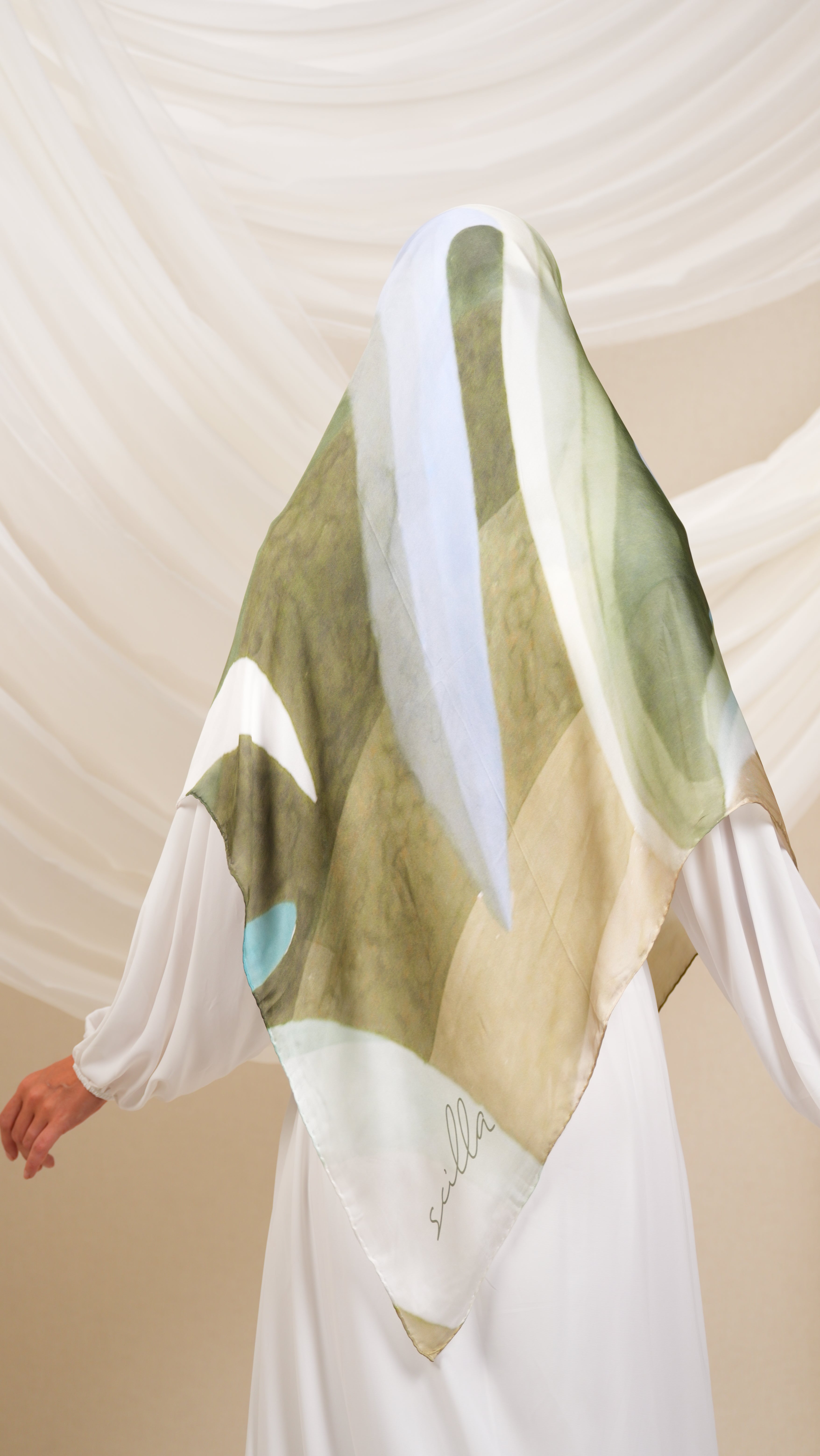 scilla turkish silk scarf VTR1
