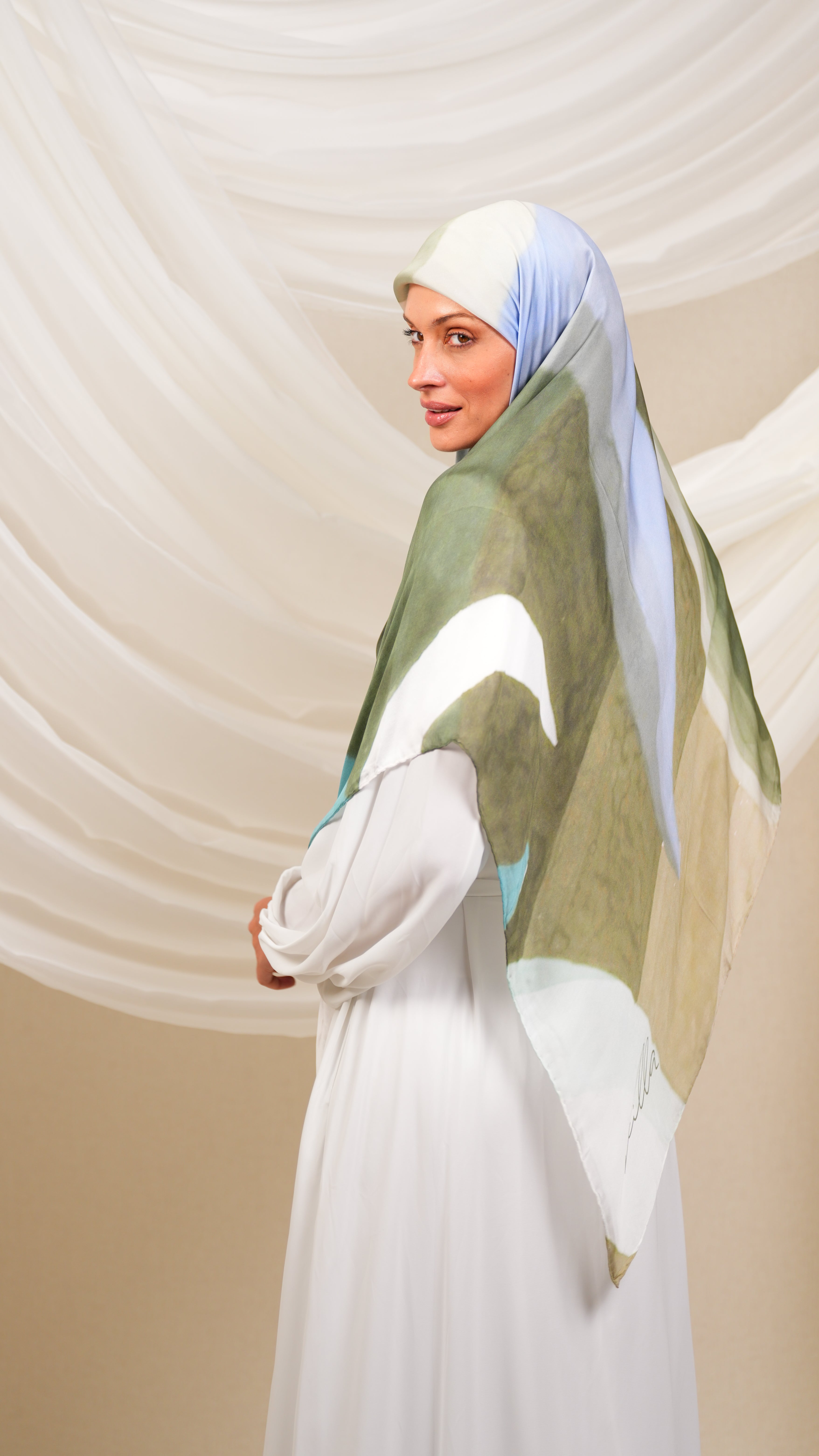 scilla turkish silk scarf VTR1