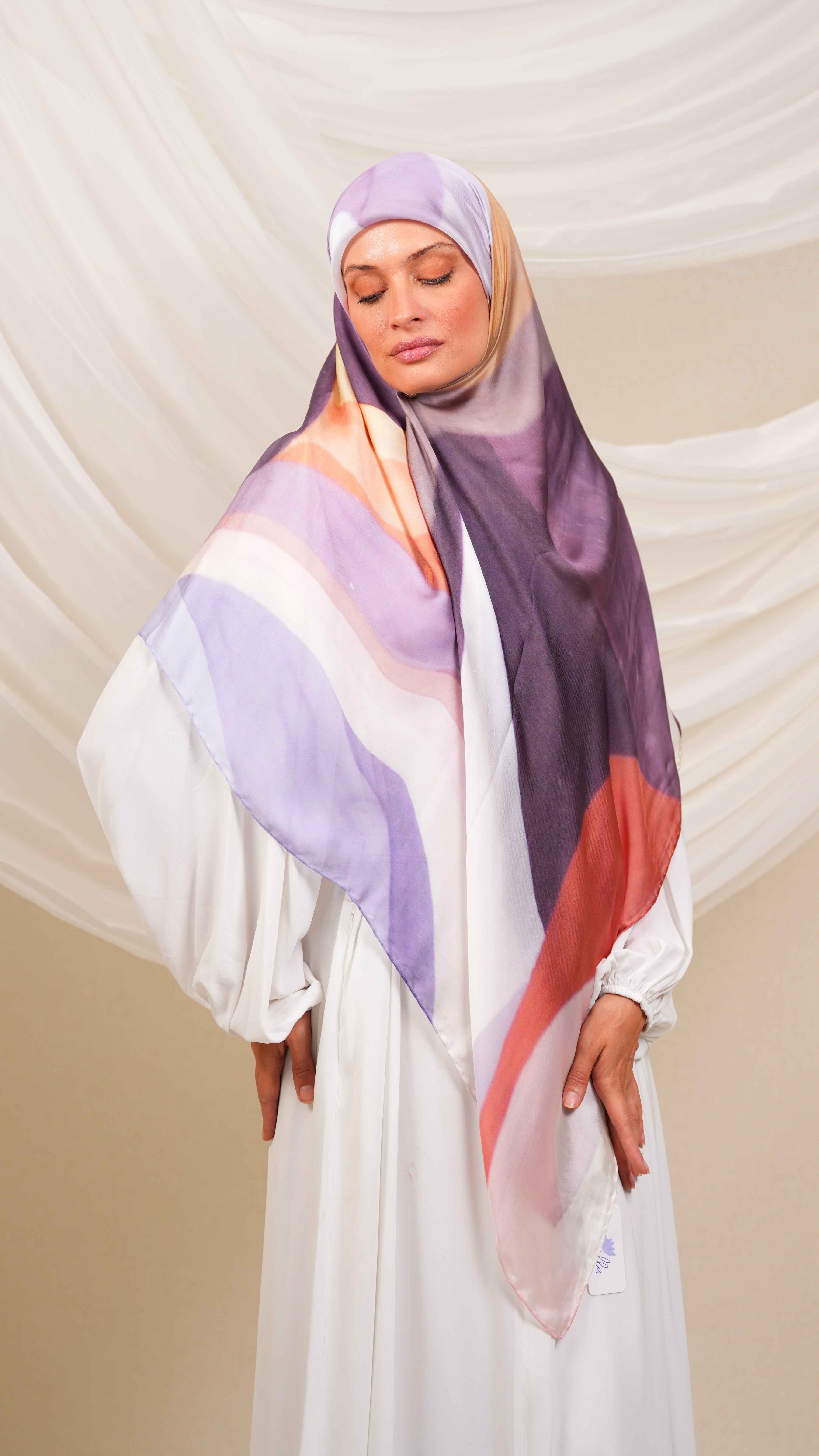 scilla turkish silk scarf VTR4