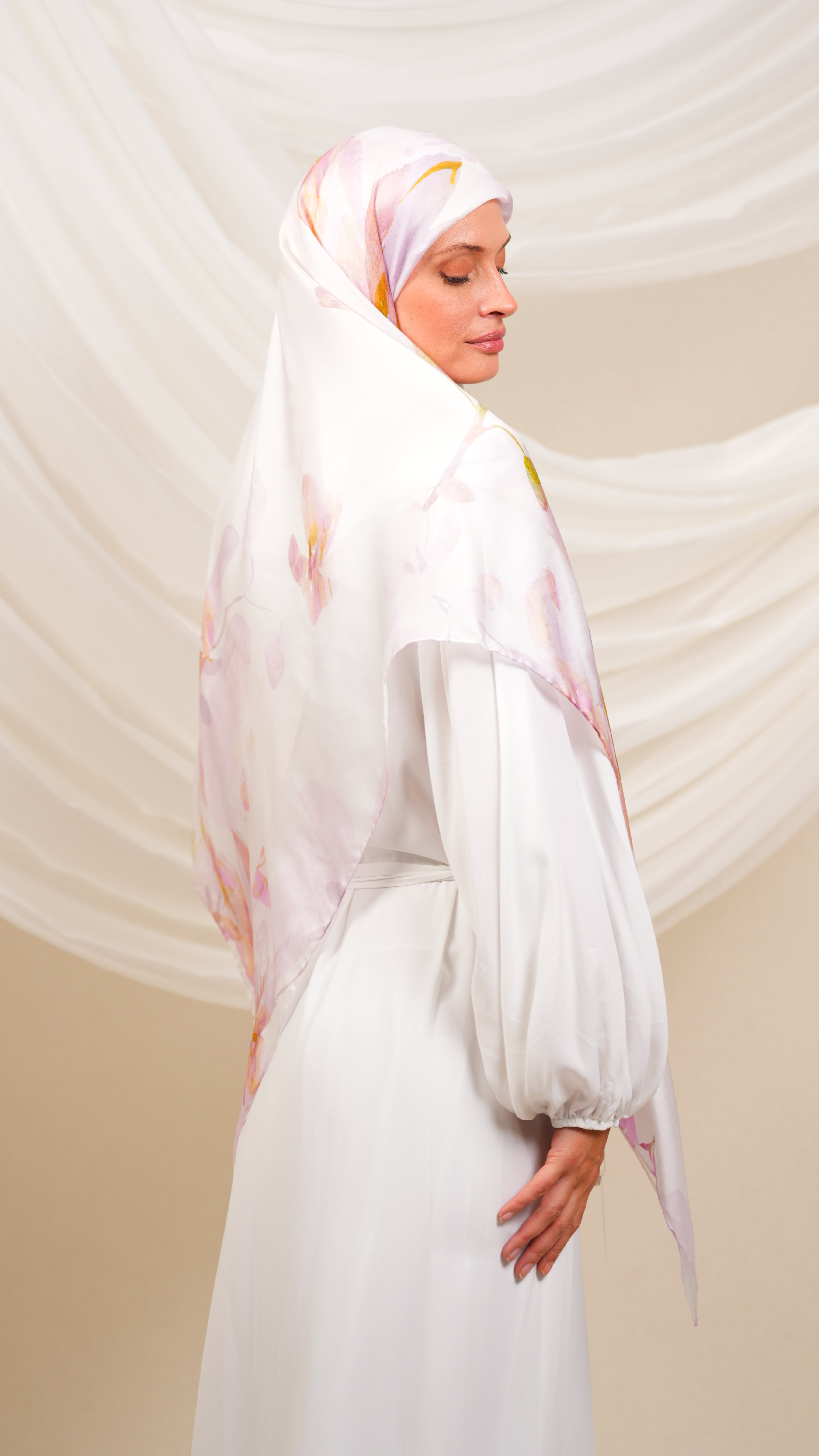 scilla turkish silk scarf ytr2