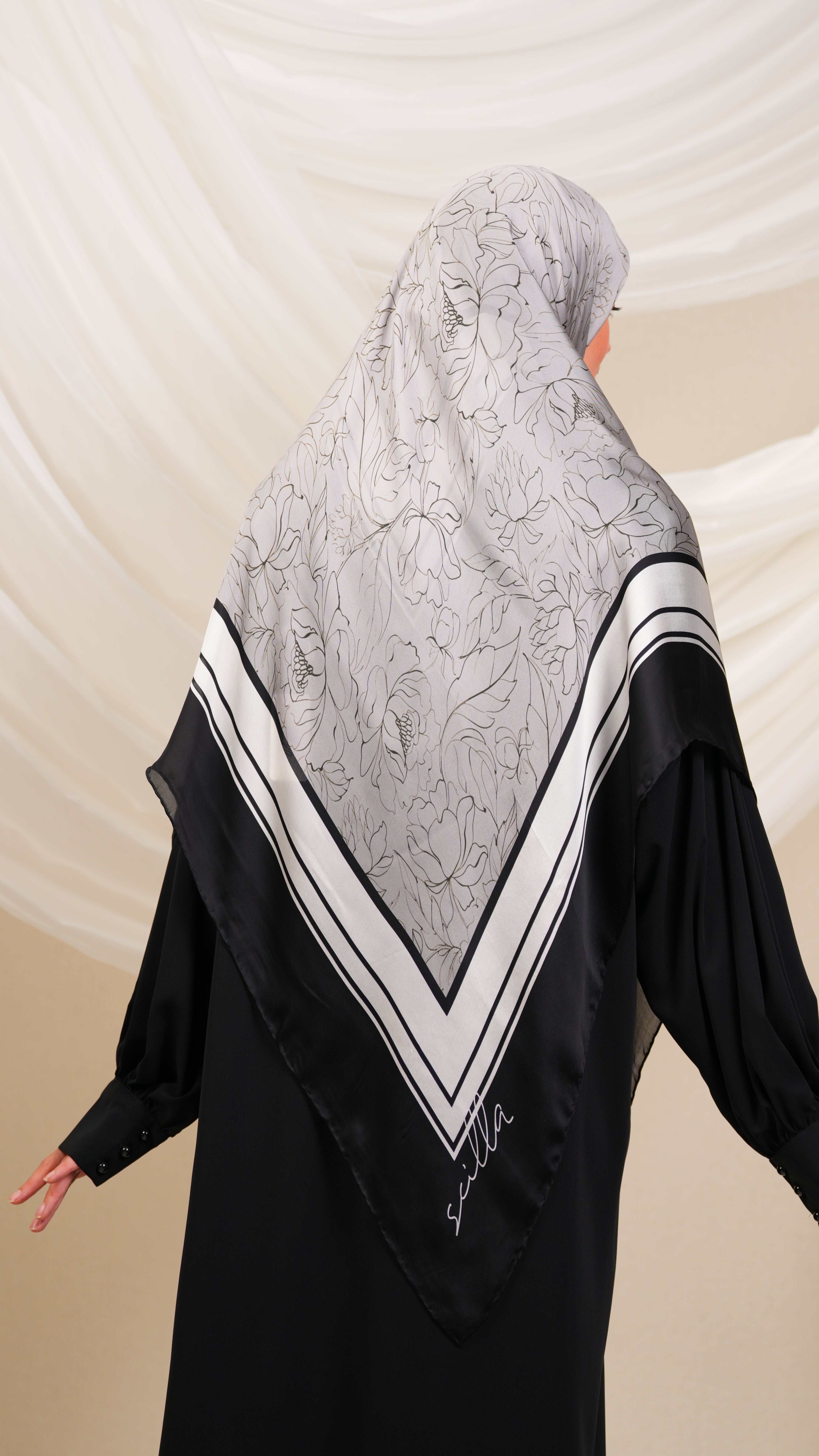 scilla turkish silk scarf Qtr2
