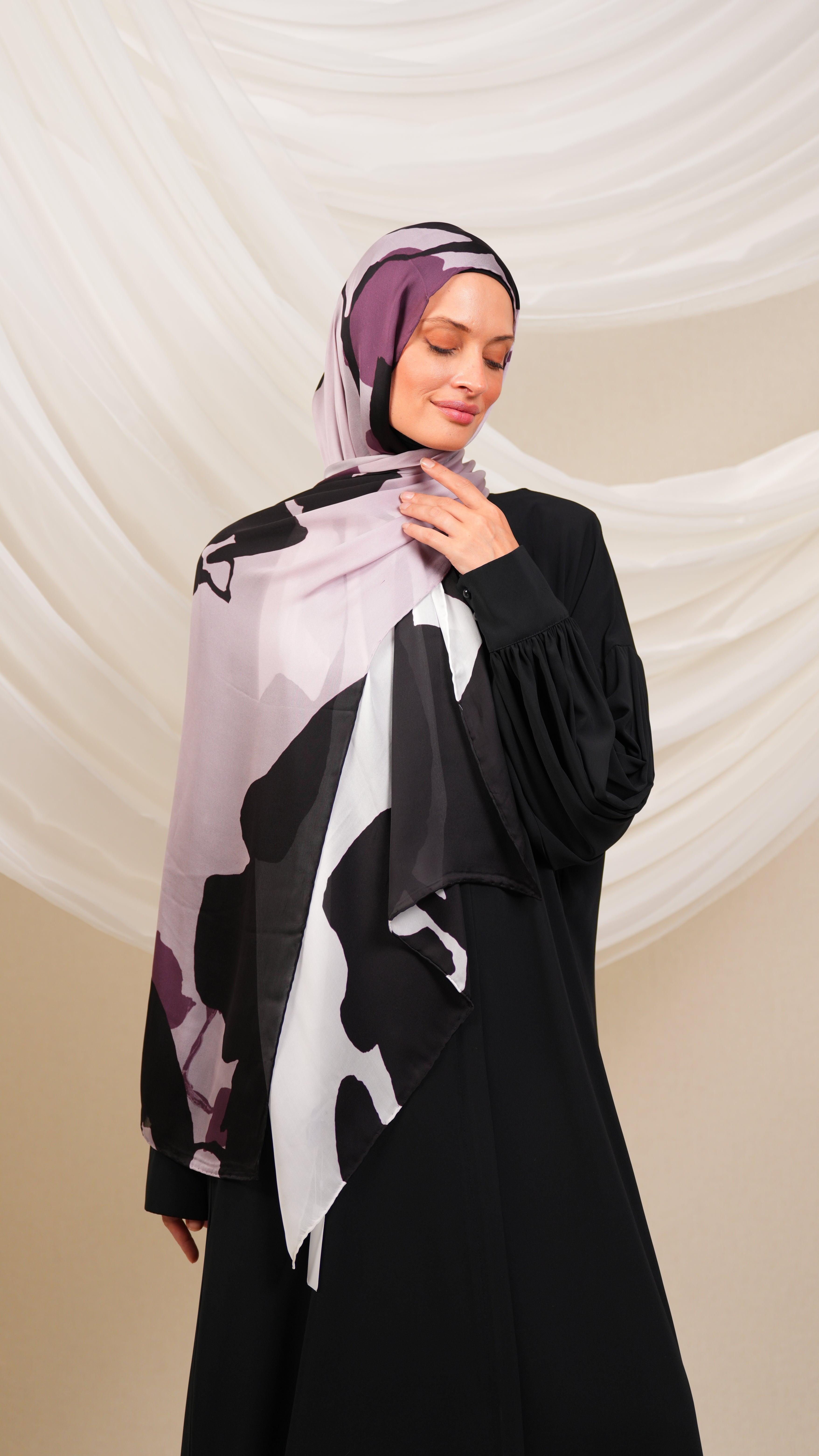 scilla Turkish  silk shawl Atr4