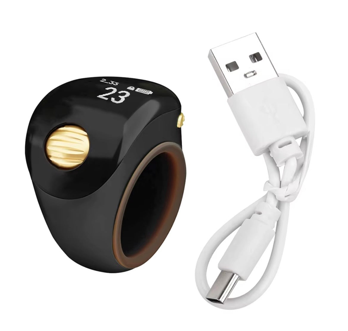 Smart Tasbih Tally Counter Ring – Zikr & Prayer Counter