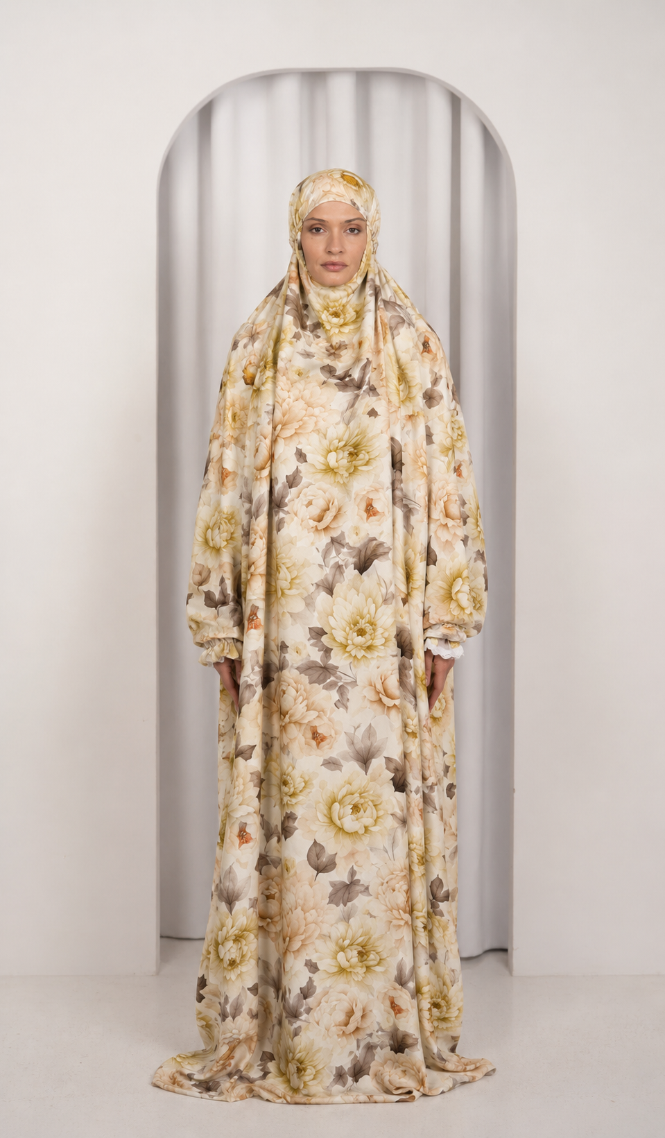 One piece prayer gown b02