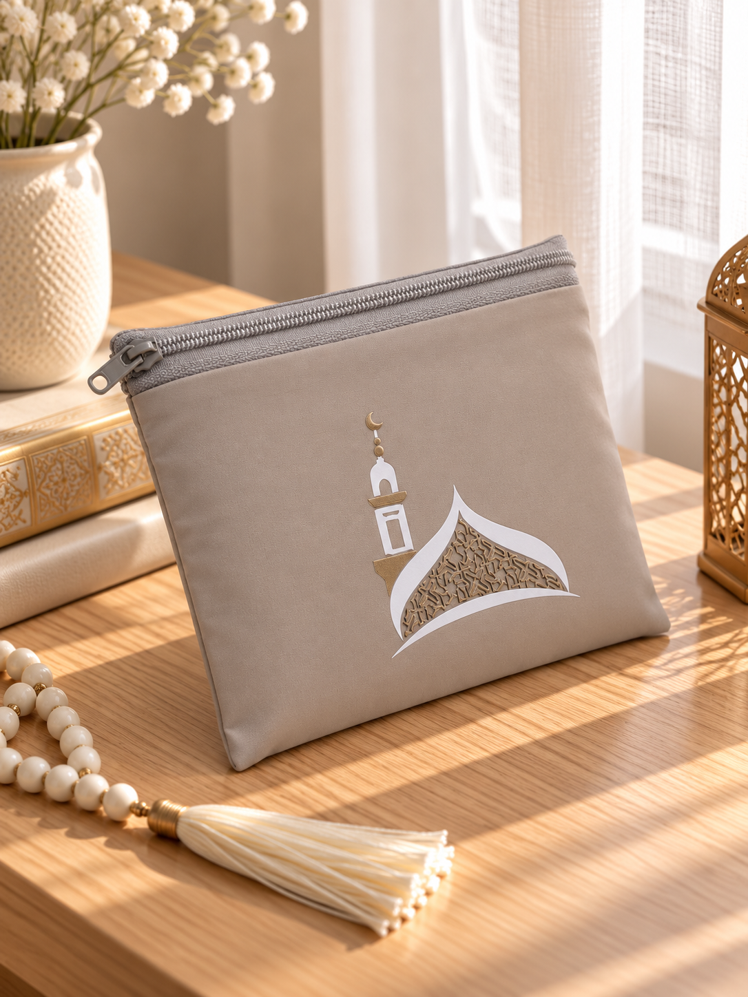 Travel Prayer Mat with Zipper | Portable & Foldable
