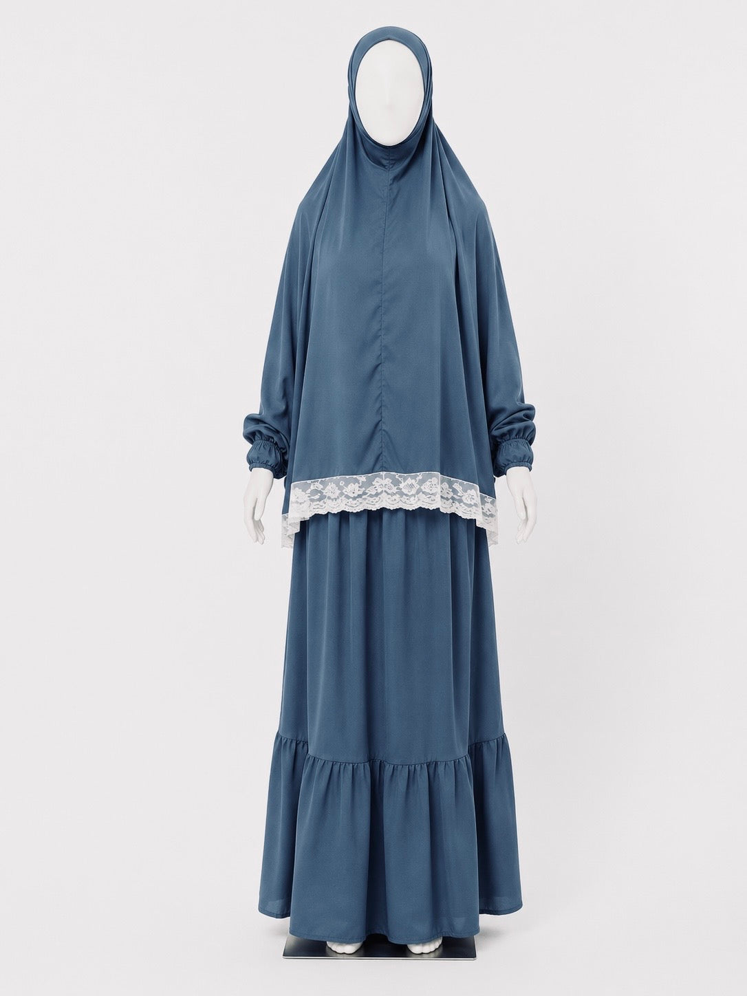 8 years kids prayer gown - dark blue - 2 pieces