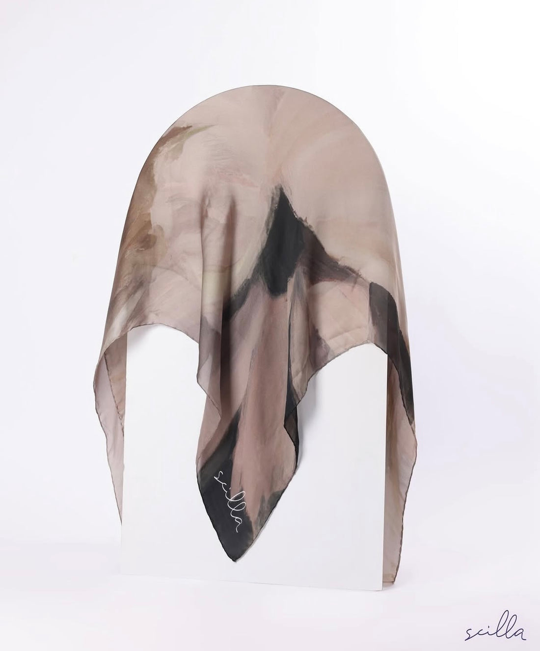 Scilla silk scarf P1