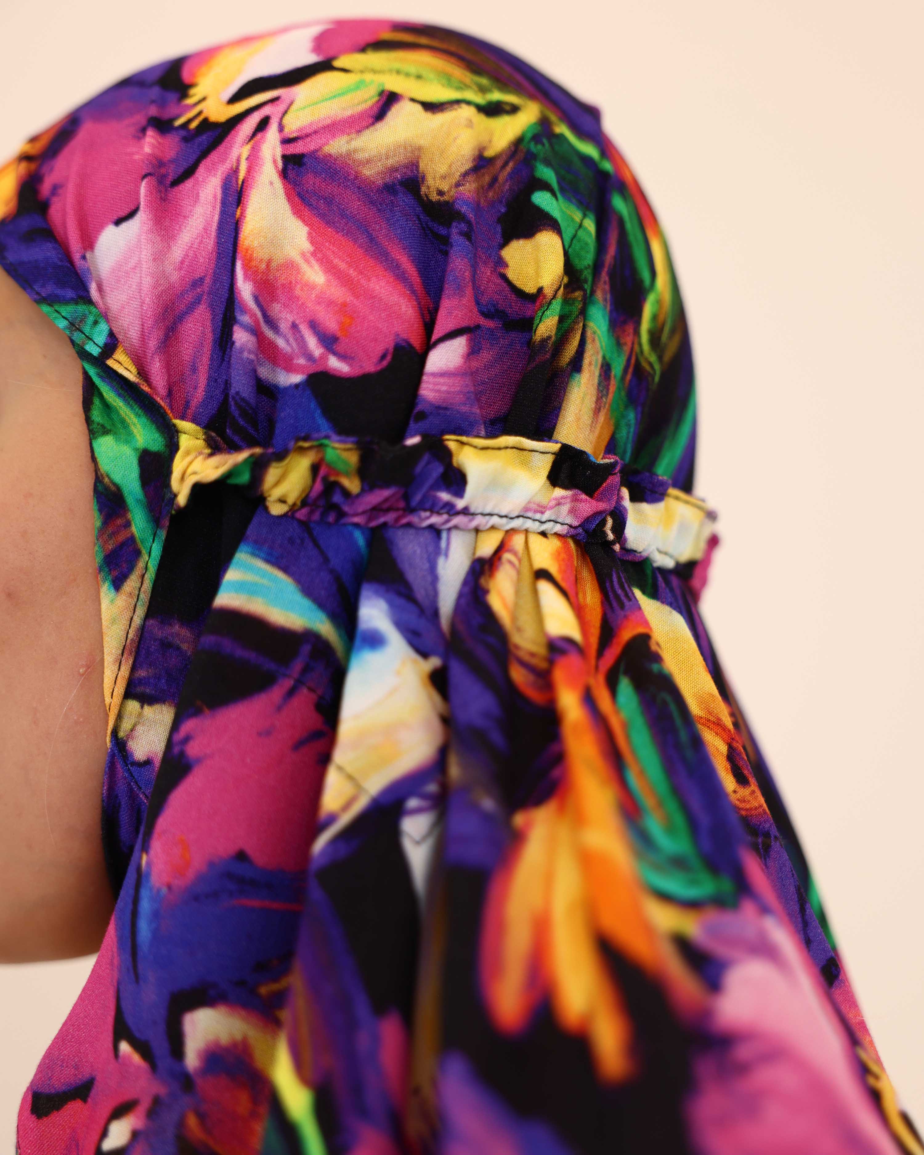 Floral Serenity Prayer Gown One piece