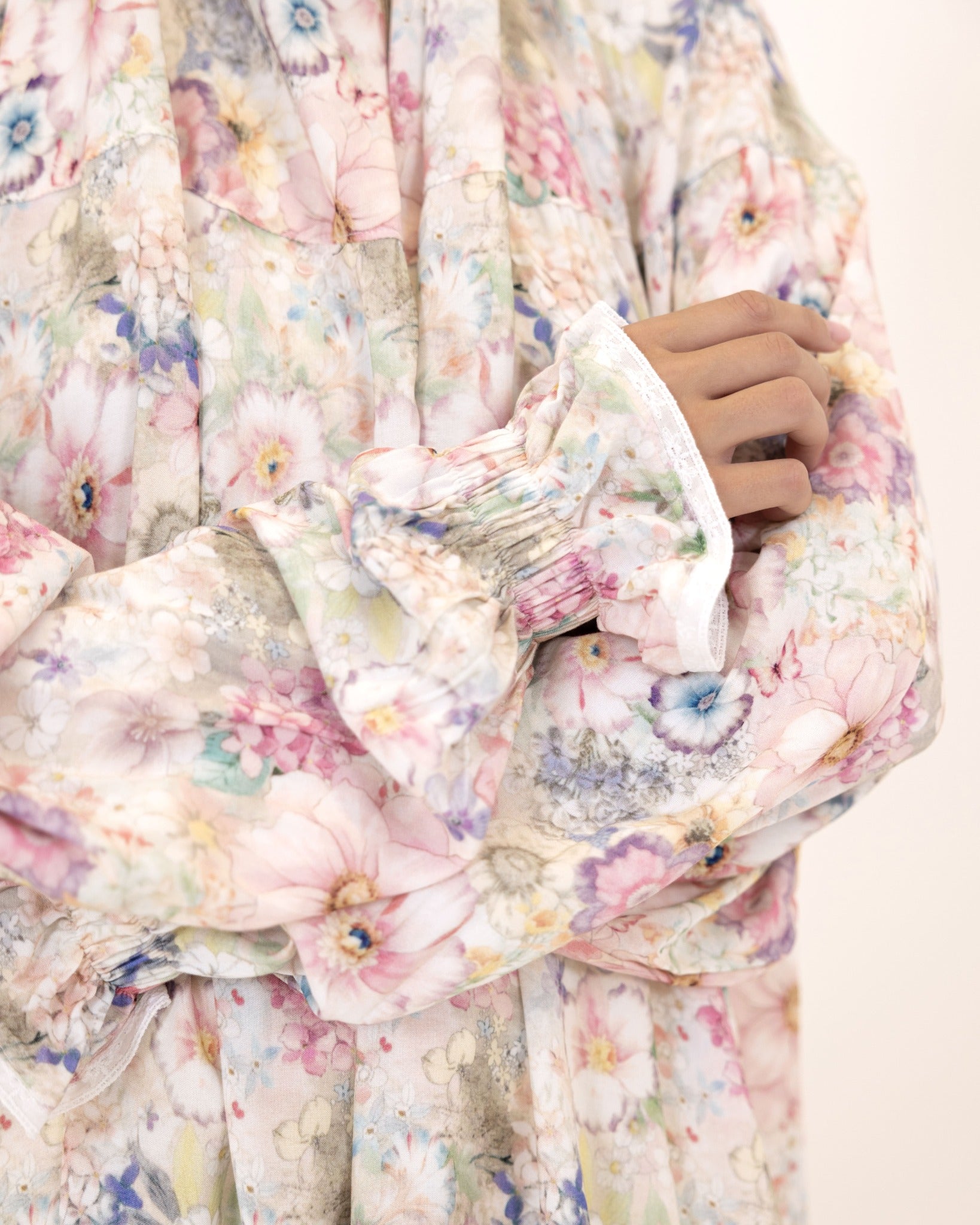 Pastel Blossom Serenity Prayer Gown One piece