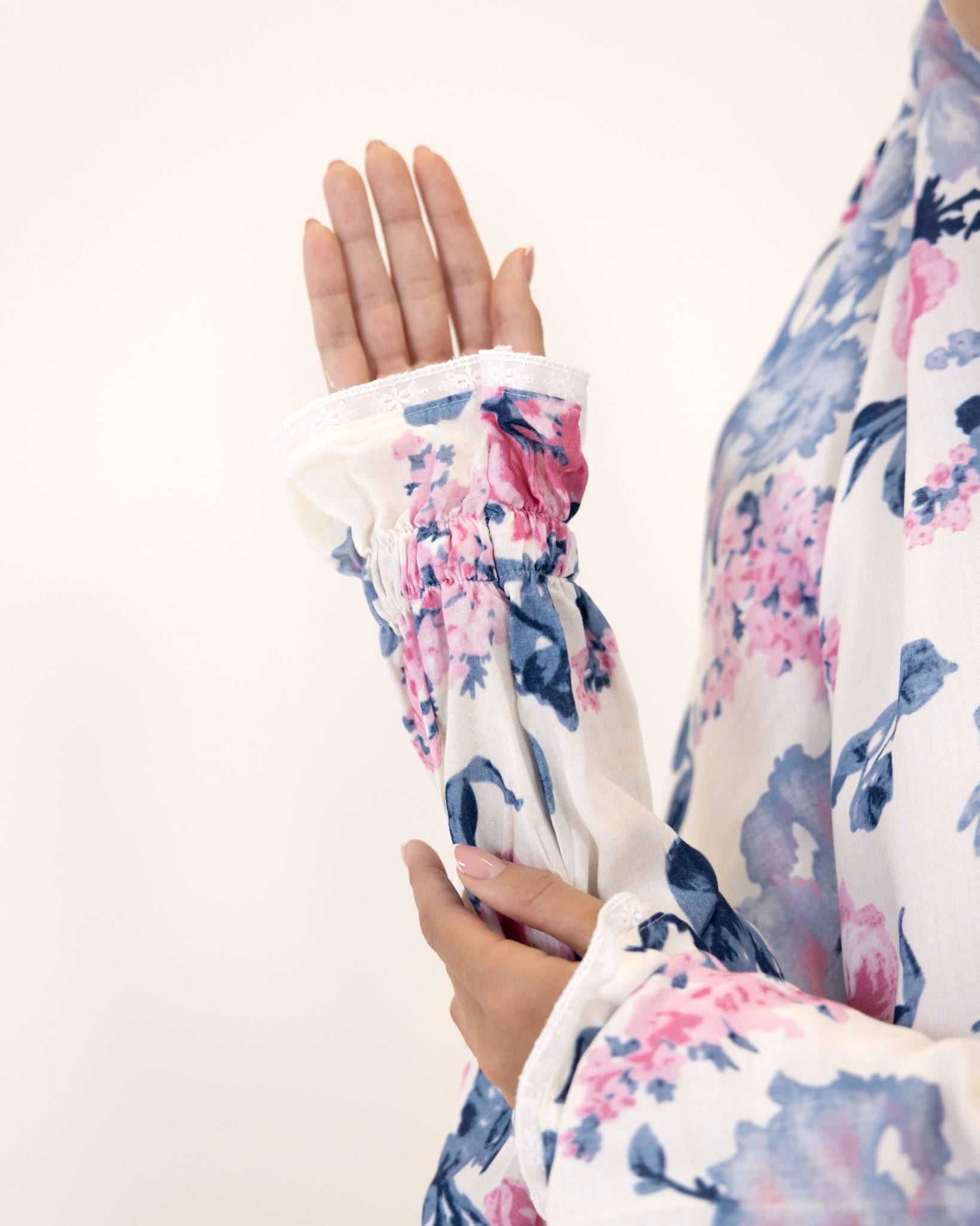 Ocean Bloom Prayer Gown two piece