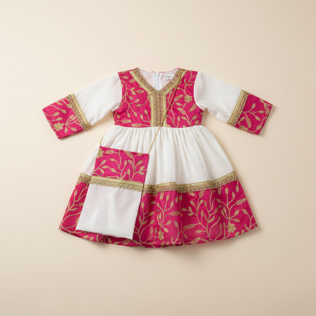 Kids Ramadan Abaya-Girl V12