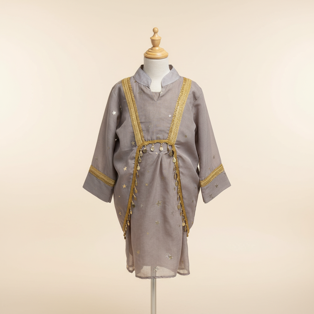 Kids Ramadan Abaya-Girl V1