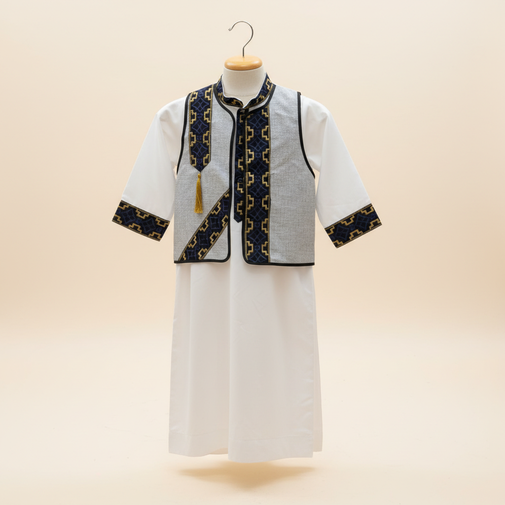 Kids Ramadan Abaya-Boy X1