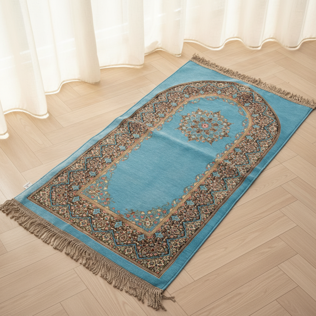 Velvet Padded Al Hambra Premium Prayer Mat