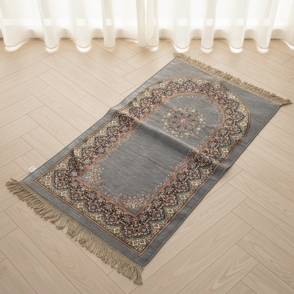 Velvet Padded Al Hambra Premium Prayer Mat