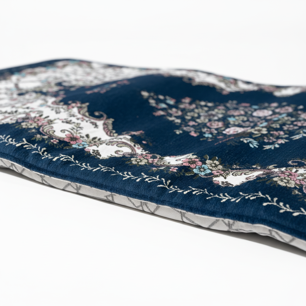 Navy Medical foam Vase of Serenity Prayer Mat carpet