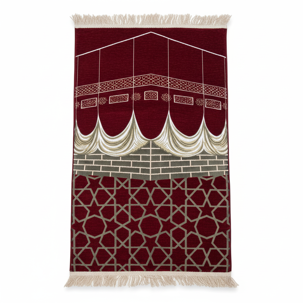 Medical Foam Velvet The Holy Kaaba Premium Prayer Mat