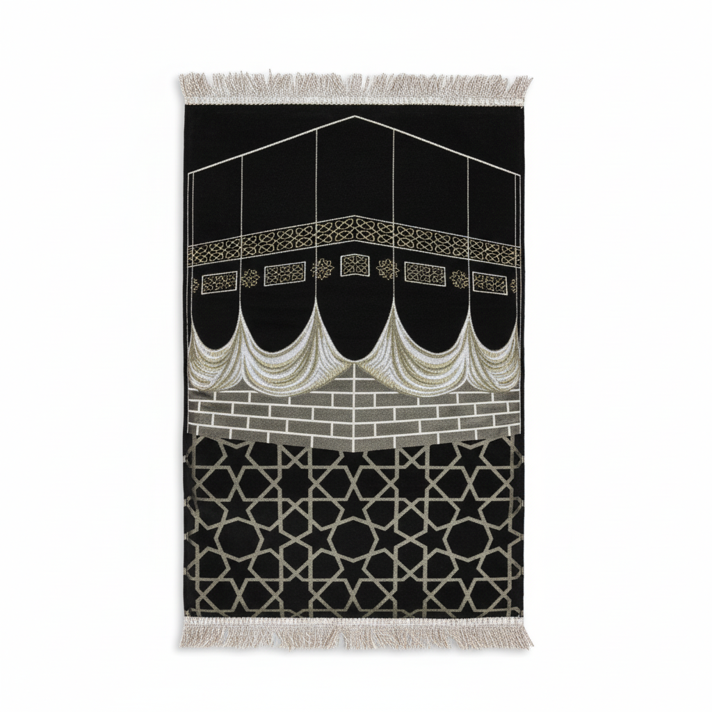Medical Foam Velvet The Holy Kaaba Premium Prayer Mat