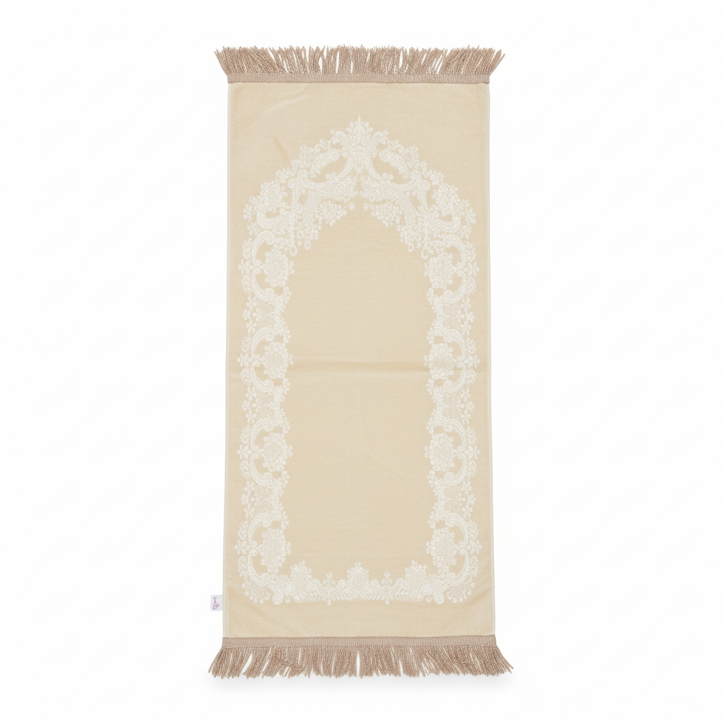 Velvet Padded Prayer Carpet for Kids