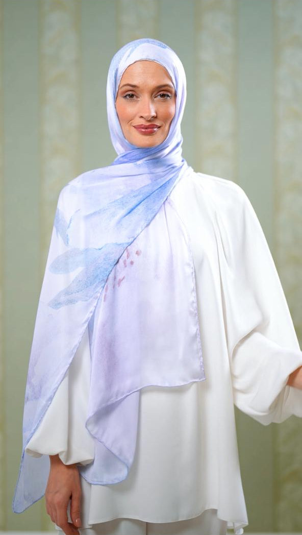scilla silk shawl T5