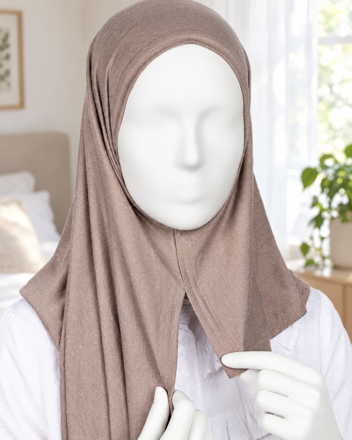 Cotton Sherif Shawl with radde in a bright bedroom