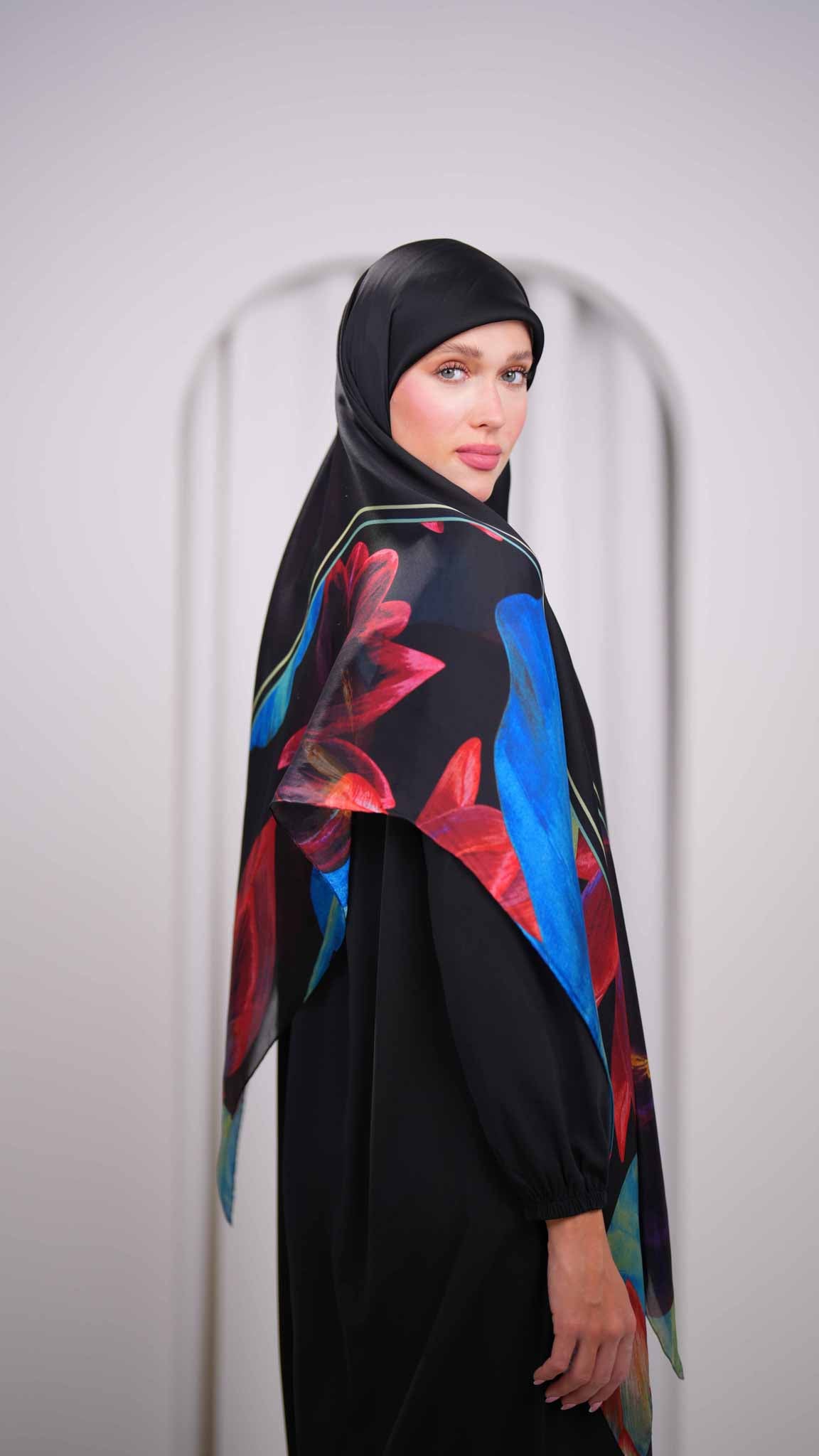 scilla silk scarf hh1