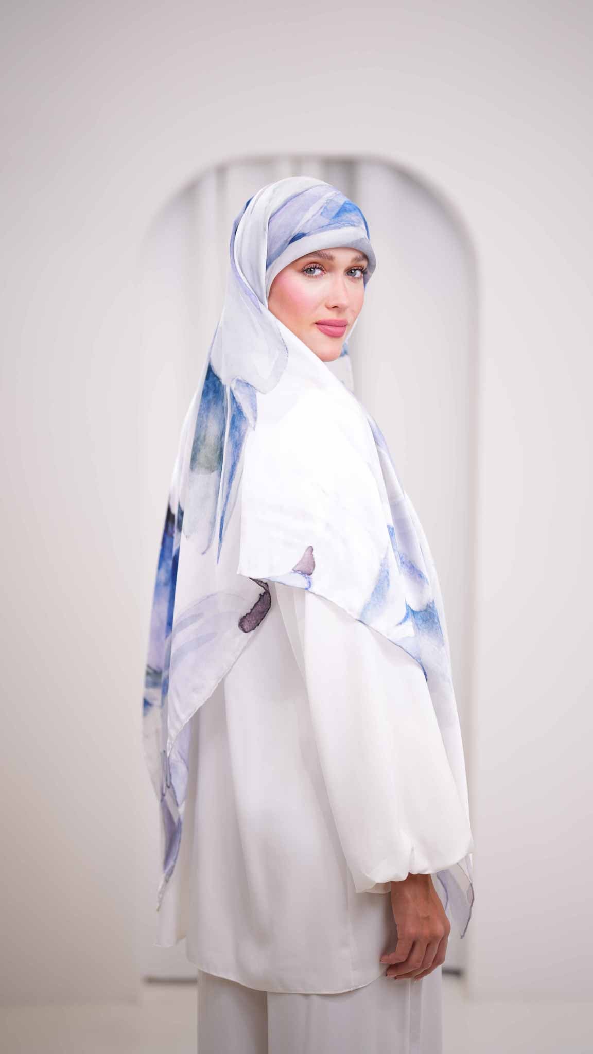 scilla silk scarf bb1