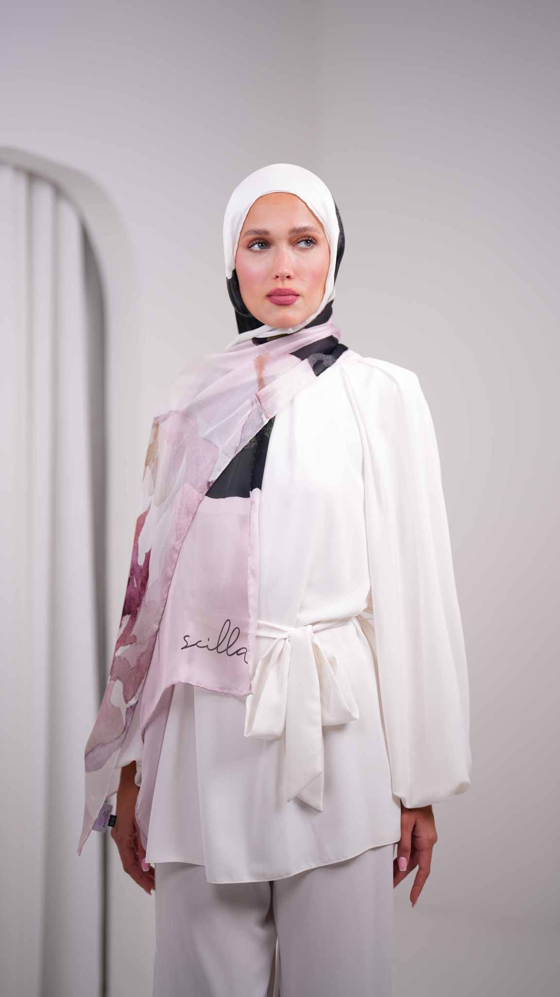 scilla silk shawl A1