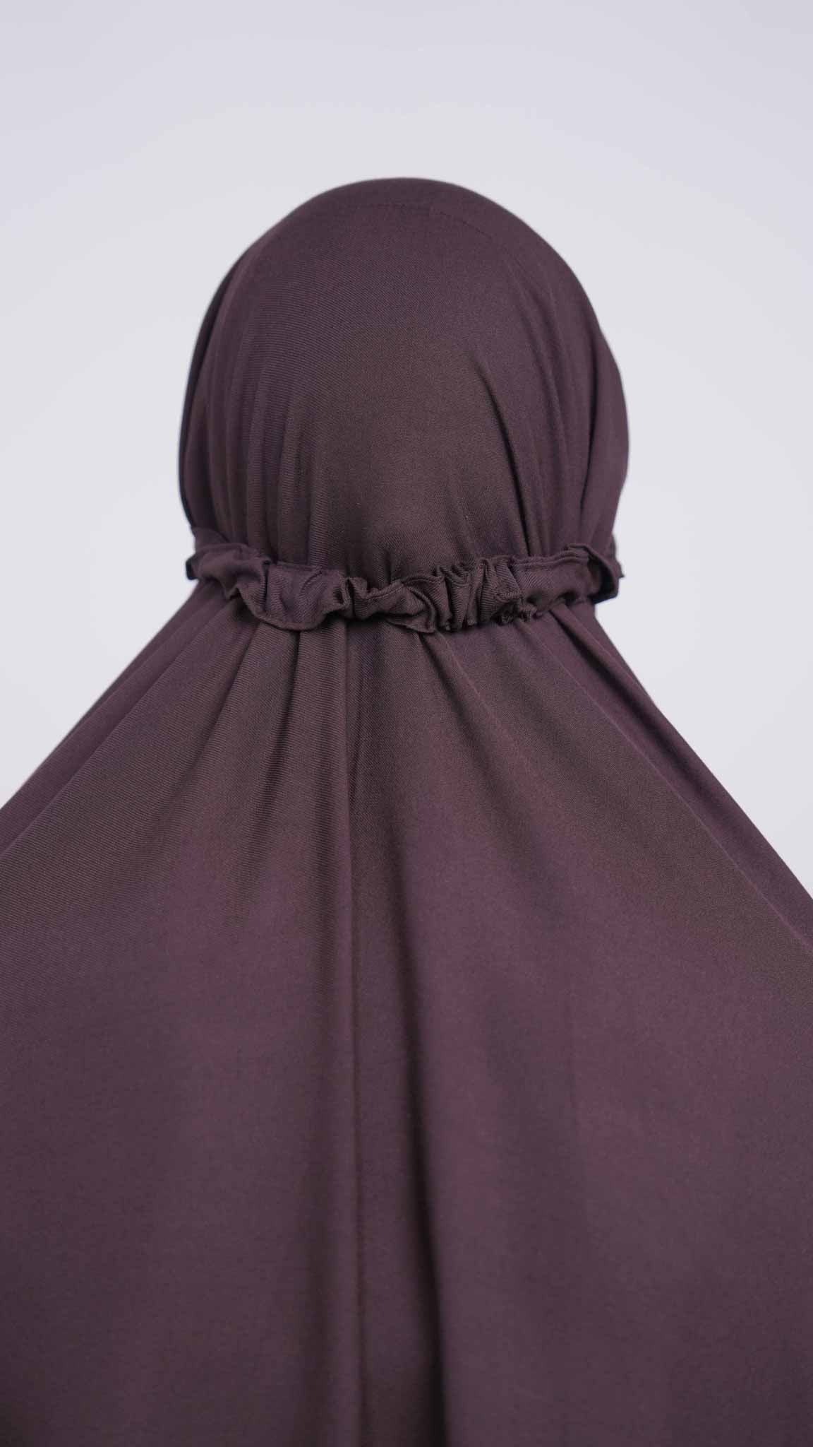 Plum Two Piece Prayer Gown