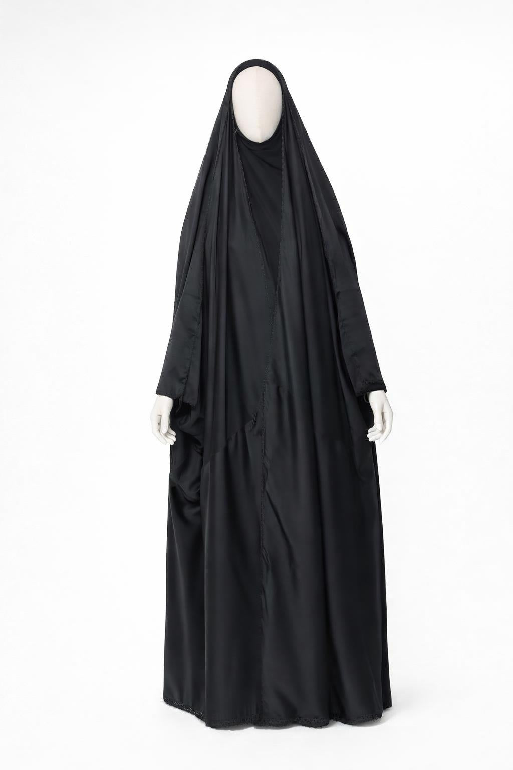 embroidered iraqi abaya ras