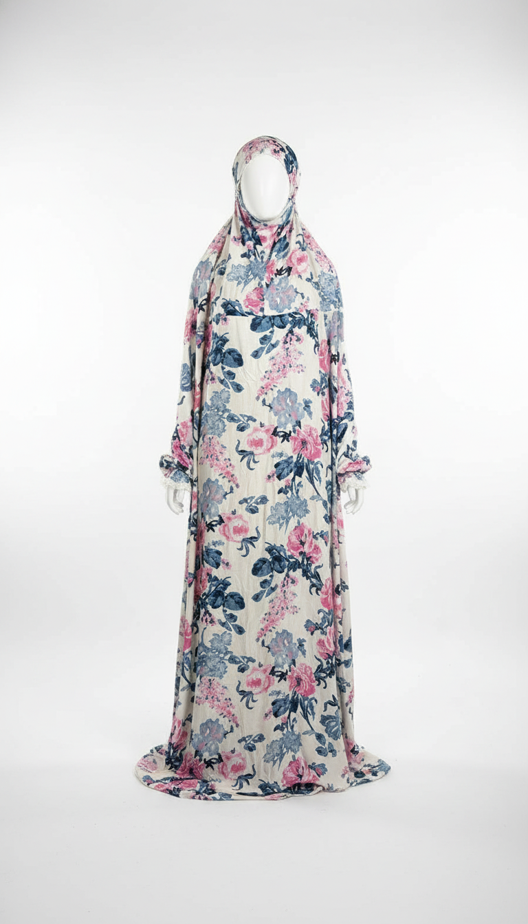 Ocean Bloom Prayer Gown One piece