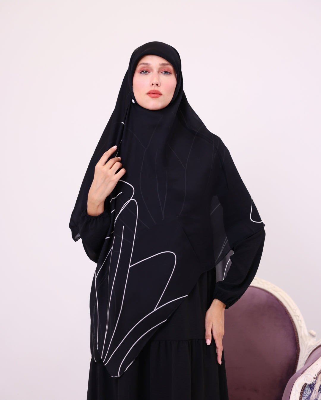 Scilla silk scarf J2