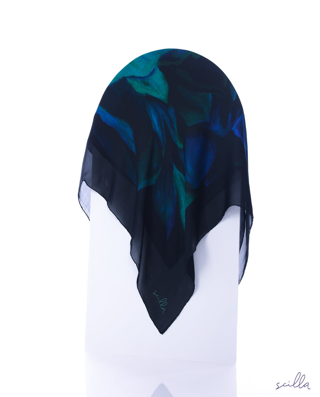 scilla silk scarf Y1