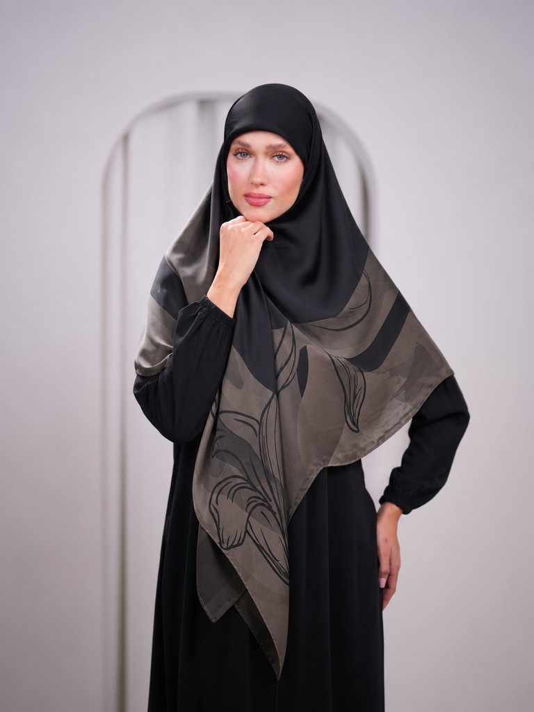 scilla silk scarf Z2