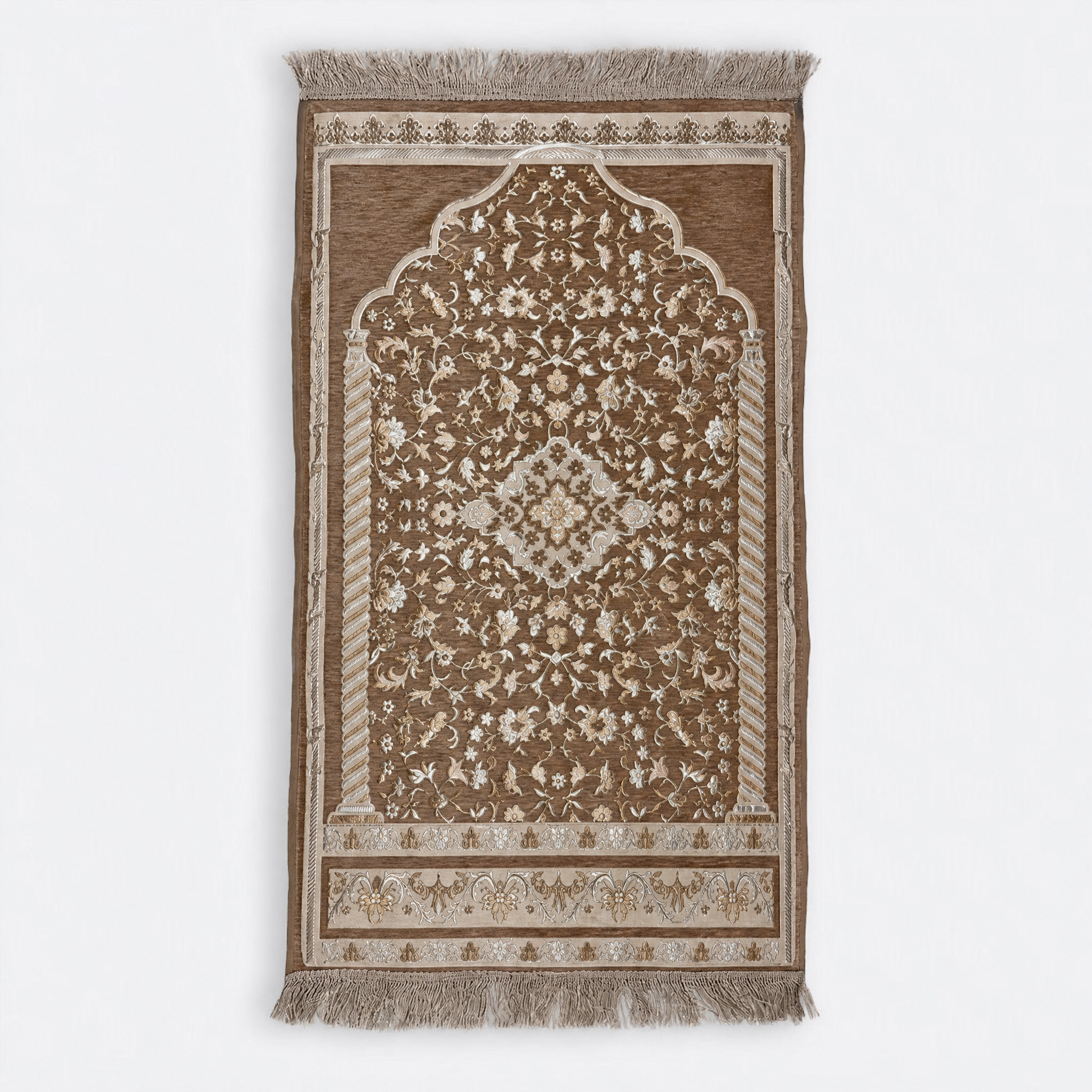 Camel Medical Foam Velvet Premium Prayer Carpet