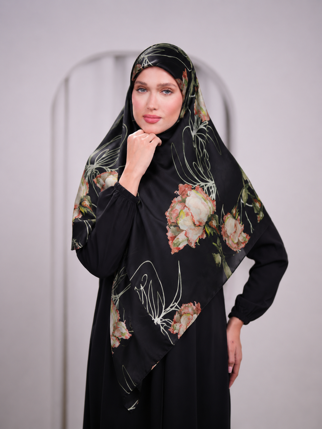 Scilla silk scarf K2