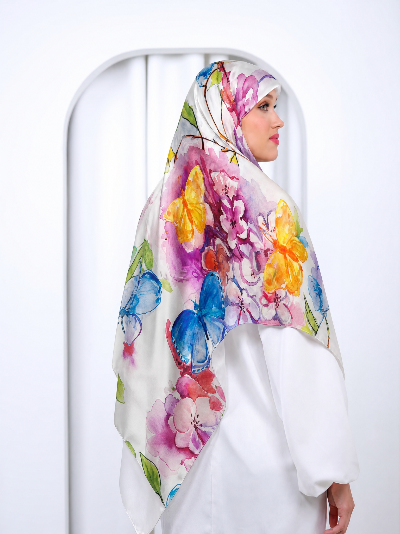 scilla turkish silk scarf ntr