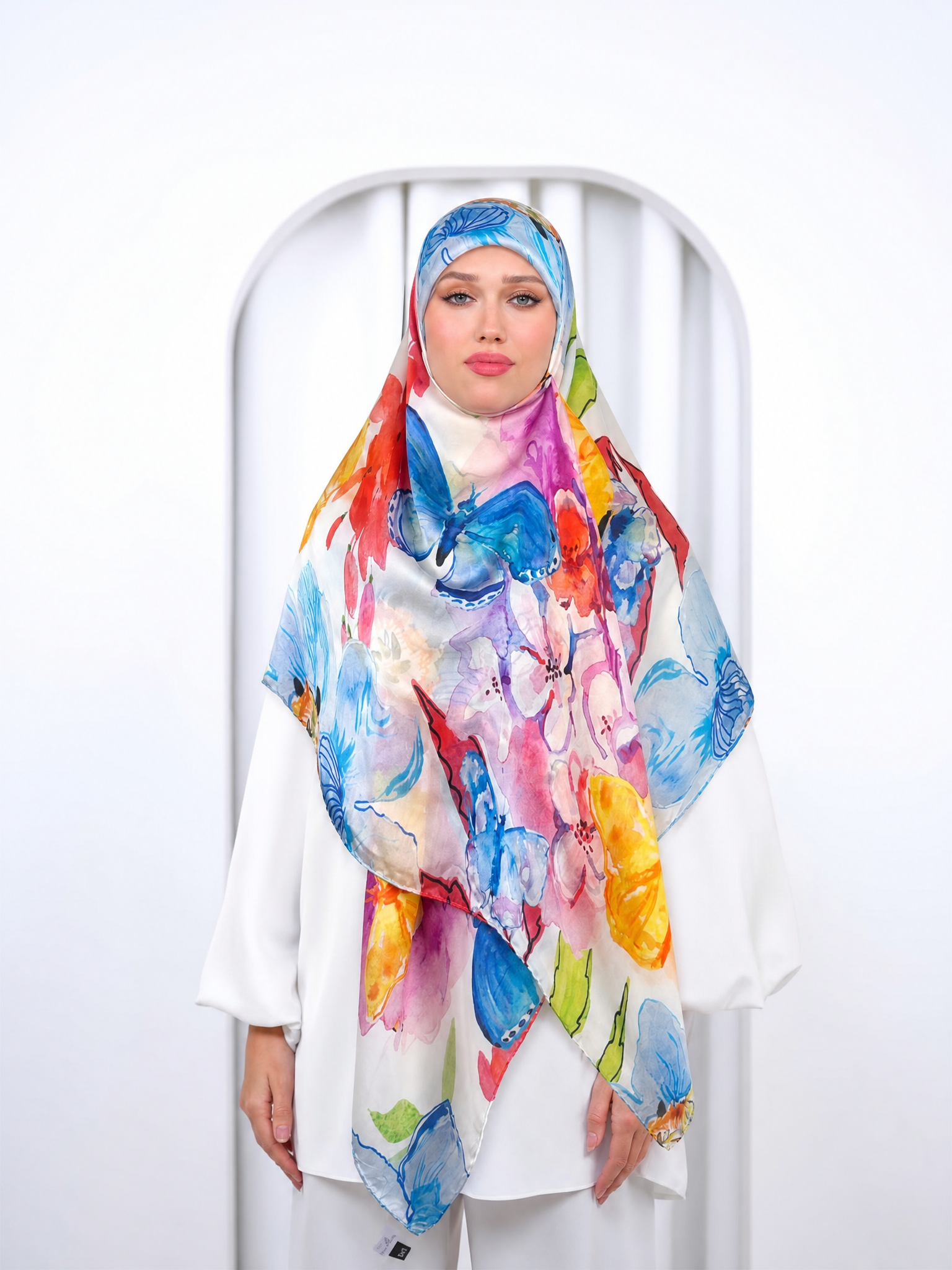 scilla turkish silk scarf ntr